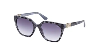 Guess Gu7870 92w Women's Sunglasses Tortoiseshell Size 55 In Yellow