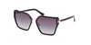 Guess Ladies Black Cat Eye Sunglasses Gu7871 In Black