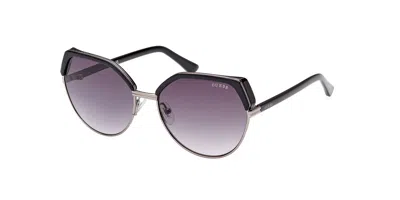 Guess Gu7872 01b Women's Sunglasses Black Size 58