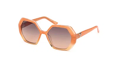 Guess Gu7879 44f Women's Sunglasses Orange Size 54