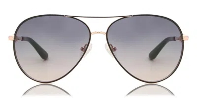Guess Gu7885-h 05b Women's Sunglasses Gold Size 58 In Black