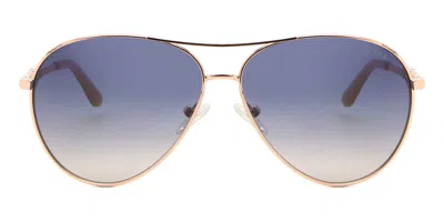 Guess Gu7885-h 28w Women's Sunglasses Gold Size 58