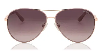 Guess Gu7885-h 74f Women's Sunglasses Gold Size 58