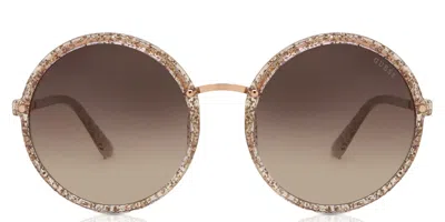Guess Gu7887 59f Women's Sunglasses Gold Size 57