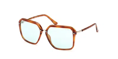 Guess Gu7888 Blue-light Block Women's Glasses, Tortoiseshell, Size 57 In Brown
