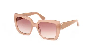 Guess Gu7889 57f Women's Sunglasses Brown Size 53