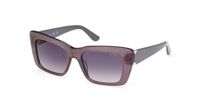 Guess Gu7890 20b Women's Sunglasses Red Size 55