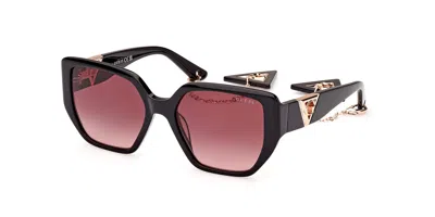 Guess Gu7892 01t Women's Sunglasses Black Size 55