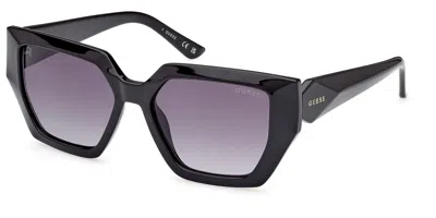 Guess Gu7896 01b Women's Sunglasses Black Size 53