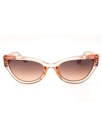 Guess Gu7901 Sunglasses In Orange/other / Gradient Brown