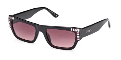 Guess Gu7902 01t Women's Sunglasses Black Size 53
