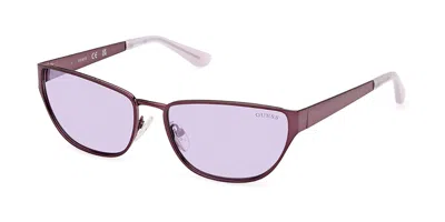 Guess Gu7903 81z Women's Sunglasses Purple Size 57