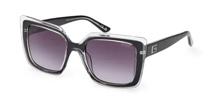 Guess Gu7908 05b Women's Sunglasses Black Size 52