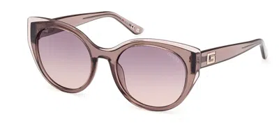 Guess Gu7909 59z Women's Sunglasses Brown Size 53