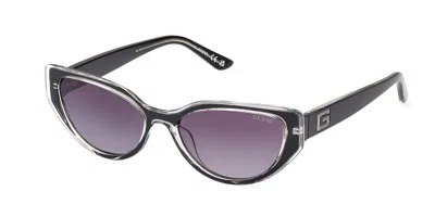 Guess Gu7910 05b Women's Sunglasses Black Size 52