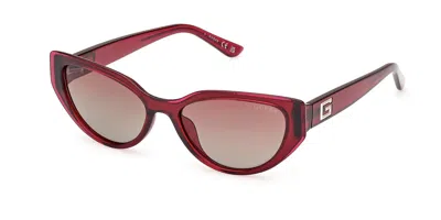 Guess Gu7910 69t Women's Sunglasses Red Size 52