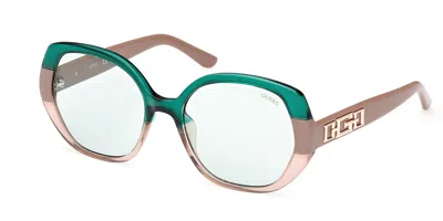 Guess Gu7911 59n Women's Sunglasses Brown Size 55