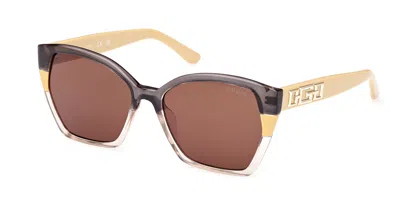Guess Gu7912 41e Women's Sunglasses Grey Size 55