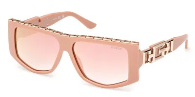 Guess Gu7914 72u Women's Sunglasses Gold Size 58