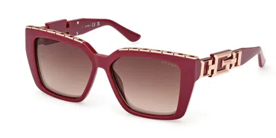 Guess Gu7915 69g Women's Sunglasses Red Size 55