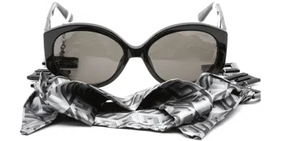 Guess Gu7917 01a Women's Sunglasses Black Size 56