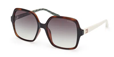 Guess Gu7921-h 52p Women's Sunglasses Tortoiseshell Size 57 In Brown