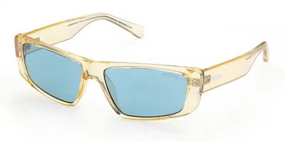 Guess Gu8231 41v Men's Sunglasses Yellow Size 58