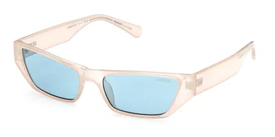 Guess Gu8232 57v Men's Sunglasses Brown Size 56