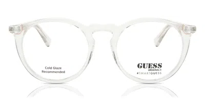 Guess Gu8236 026 Men's Glasses White Size 50 - Free Lenses - Blue Light Block Available In Neutral