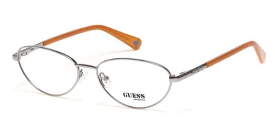 Guess Gu8238 008 Occhiali Da Vista Grigi Per Uomo (solo Montatura) In Gray