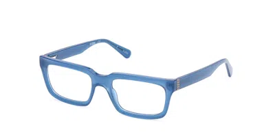 Guess Gu8253 Men's Glasses, Blue, Size 53