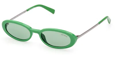 Guess Gu8277 93n Men's Sunglasses Green Size 51