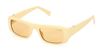 Guess Gu8278 39g Men's Sunglasses Yellow Size 51