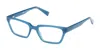 Guess Blue Unisex Glasses Frame In Blue
