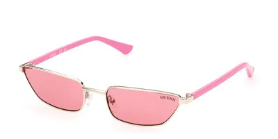 Guess Gu8285 32s Women's Sunglasses Gold Size 57