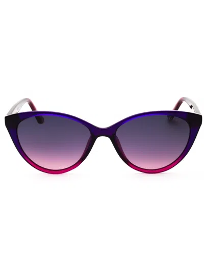 Guess Gu8291 Sunglasses In Blue/other / Gradient Blue