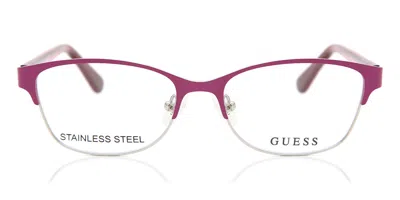 Guess Gu9178 Men's Glasses, Burgundy, Size 48