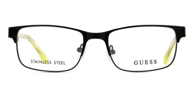 Guess Gu9180 Men's Glasses, Black, Size 49