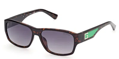 Guess Gu9213 52c Men's Sunglasses Tortoiseshell Size 51 In Brown