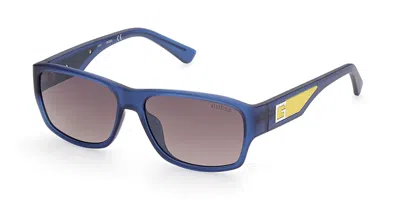 Guess Gu9213 91g Men's Sunglasses Blue Size 51