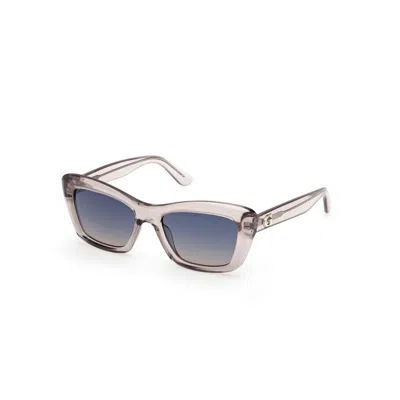 Guess Blue Gradient Cat Eye Ladies Sunglasses Gu00195 20w 52 In Multi