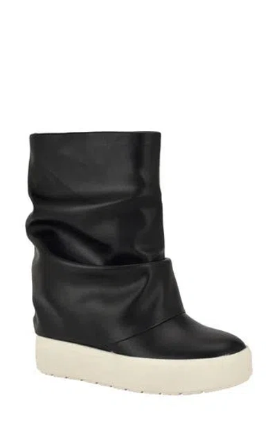 Guess Guinna Hidden Wedge Bootie In Black