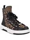 Guess Gw Manney Womens Manmade Fabric High Top Casual And Fashion Sneakers In Multi