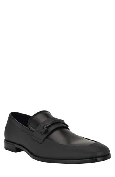 Guess Haines Penny Loafer In Blk02 - Black Multi