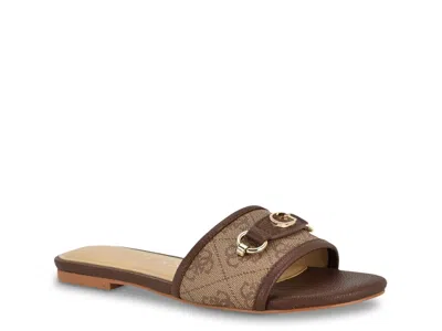Guess Hammin Sandal In Brown