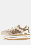 Guess Hansini Sneakers In Beige