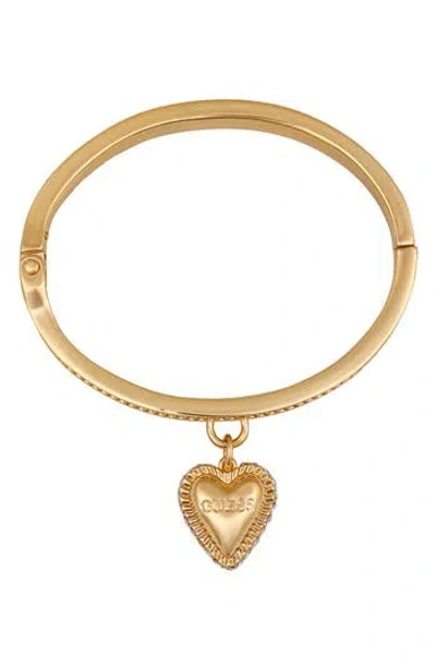 GUESS GUESS HEART PAVÉ CHARM BRACELET