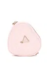 Guess Heart-shaped Quilted Shoulder Bag In Pink