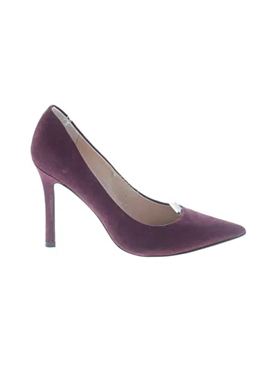 Pre-owned Guess Heels In Burgundy