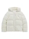 Guess Girls Hooded Puffer Jacket In Neutral